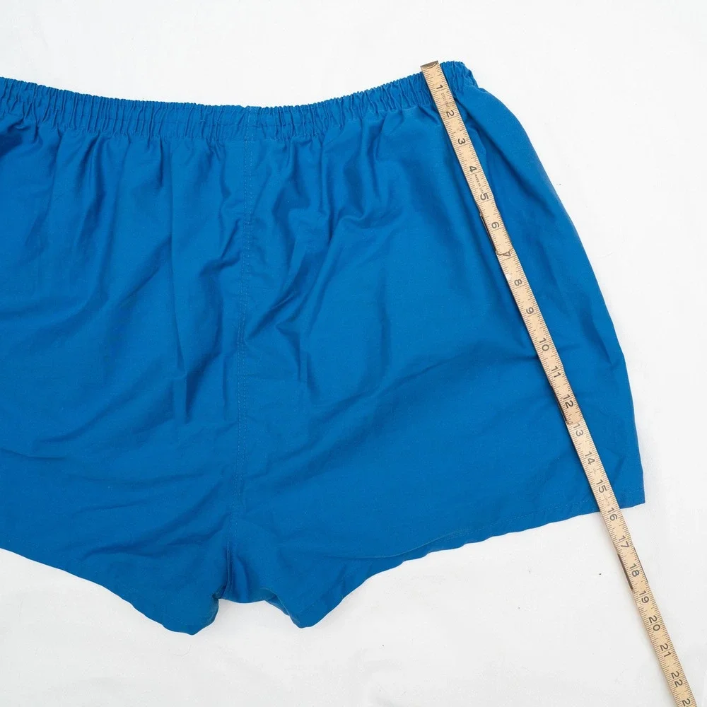 Vintage 70s Sears Kings Road Stout Swim‎ Trunk Short Lined Blue XL